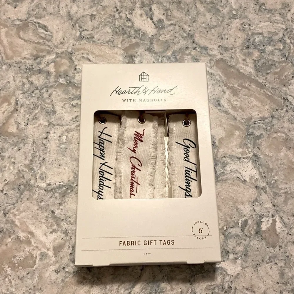 Hearth & Hand Fabric Gift Tags